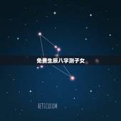免费生辰八字测子女，查命运出生年月日生辰八字算命