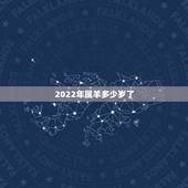 2022年属羊多少岁了，属羊的2022 年虚岁多大