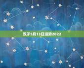 双子5月13日运势2022，测试一下，双子座五月运势如何