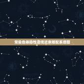 常染色体隐性遗传近亲婚配系谱图，举例说明常染色体隐性遗传的特点。求解。