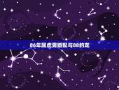 86年属虎男婚配与88的龙，86男属虎和88女龙相配吗？