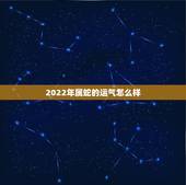 2022年属蛇的运气怎么样，2022年属蛇女人的运势和财运