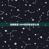 生肖属鼠1984年的命运怎么样，十二生肖鼠好吗