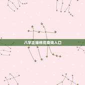 八字正缘桃花查询入口，八字中显示我正缘桃花三朵，这个怎么破解啊？