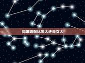 同年婚配比男大还是女大，女比男大7岁，属虎男1986年和属羊女1979
