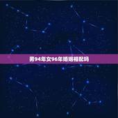 男94年女96年婚姻相配吗，94年男狗与96年女鼠属相配吗