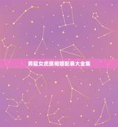 男鼠女虎属相婚配表大全集，鼠男与虎女婚配可以吗