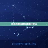 怎样的微信名字才能旺财运，最吉利旺财的微信名