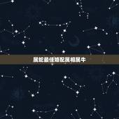 属蛇最佳婚配属相属牛，属蛇最佳婚配