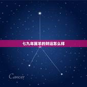 七九年属羊的财运怎么样，属羊人今天的财运