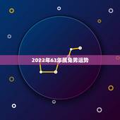 2022年63年属兔男运势，63年男兔在2023年怎么样