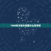 1988年大林木命取什么名字好，1988年木命起什么名字好