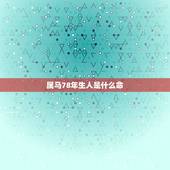 属马78年生人是什么命，78年属马人一生命运是怎么样的