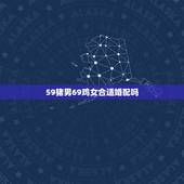 59猪男69鸡女合适婚配吗，女59年属猪与男69属鸡婚姻怎样