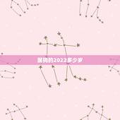 属狗的2022多少岁，2022年属虎的是什么命