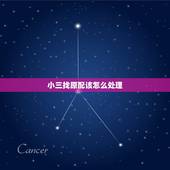 小三找原配该怎么处理，原配来找小三，小三怎样处理才好？
