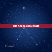 宋韶光2022年属马的运程，宋韶光2022 年12生肖每月运程