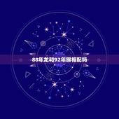 88年龙和92年猴相配吗，92年男猴和94年女狗