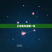 乙卯兔年是哪一年