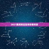 2021属虎的出生年份表年龄，属虎的人2021年多大