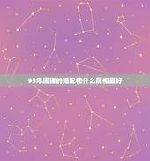 95年属猪的婚配和什么属相最好，95年的猪男火命和97的牛女水命八字合