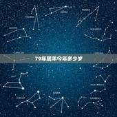 79年属羊今年多少岁，1979年羊人43岁后命运财运