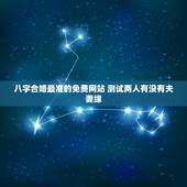 八字合婚最准的免费网站 测试两人有没有夫妻缘