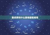 属虎男和什么属相最配相克，属虎的与什么属相最相配