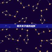 明天双子座的运势，84年双子座今日与明日运势