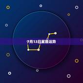 7月13日星座运势，今年7月13号出生的孩子是啥星座？性格运气咋样啊？