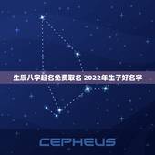 生辰八字起名免费取名 2022年生子好名字