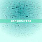 属猴的今年多大了岁数表，77年属什么2022 年几岁