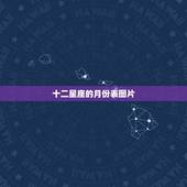 十二星座的月份表图片，十二星座的出生年月分别是