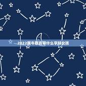 2022属牛取名带什么字好女孩，女孩漂亮有涵养的名字