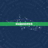 财运最好的手机号，属猪的选手机号码什么数字旺我财运