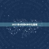 2021年4月初6冲什么属相，2021年4.6阴属什么今天属什么生肖？