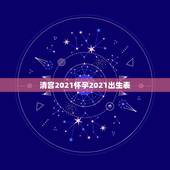 清宫2021怀孕2021出生表，清宫表怎么算年龄？
