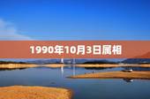 1990年10月3日属相，1990年出生的属什么