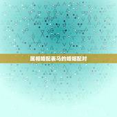 属相婚配表马的婚姻配对，属马的属相婚配表，属马和什么属相最配