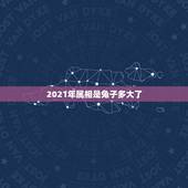 2021年属相是兔子多大了，属兔子的2021年今年多大