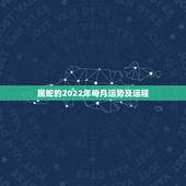 属蛇的2022年每月运势及运程，2022 年属猪运势及运程每月运程