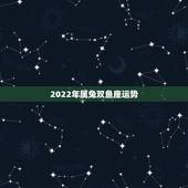 2022年属兔双鱼座运势，双鱼座属兔的什么星座给他带来财运
