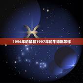 1996年的鼠和1997年的牛婚配怎样，1997年属牛女1996年属鼠