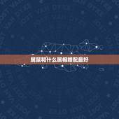 属鼠和什么属相婚配最好，属鼠和什么属相最配