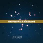 最科学的怀男孩方法生男生女吗，科学生男生女的方法，有什么方法呢？