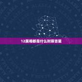 12属相都是什么时辰吉星，十二生肖各自代表的时间