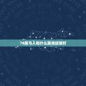 78属马人和什么属相结婚好，1978年属马的和属什么的最相配？