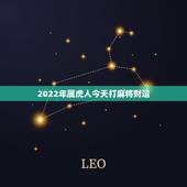2022年属虎人今天打麻将财运，2022属狗人全年运势