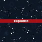国际转运公司推荐，中国有什么好的国际集运公司推荐下