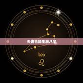 夫妻合婚生辰八字，八字合婚（夫妻两人八字合吗？）